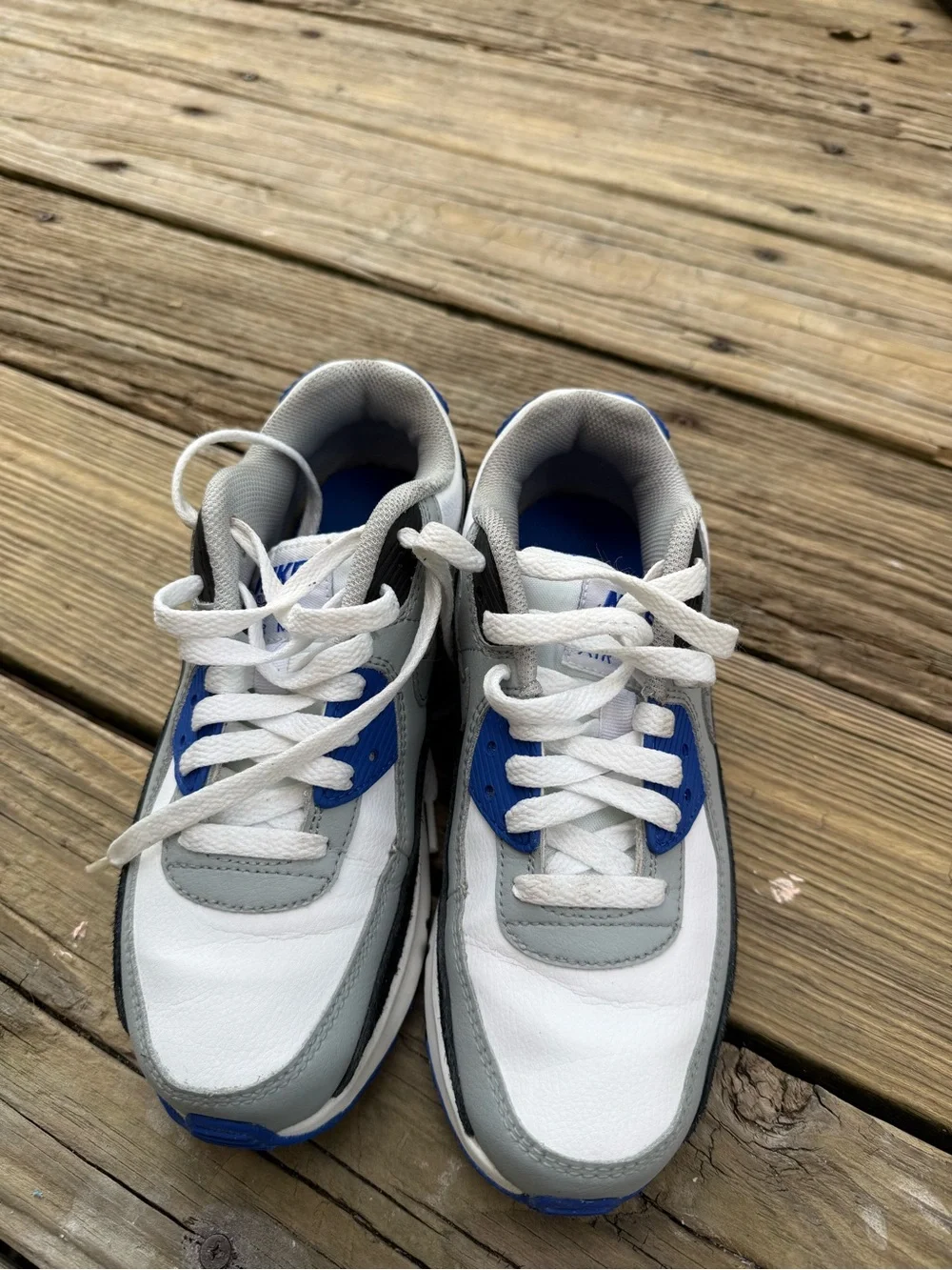 Nike Kids Blue, White & Gray Air Max Sneakers